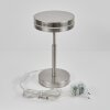 Huallilemu Lampada da tavolo LED Nichel opaco, 1-Luce