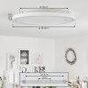 Audrieu Plafoniera LED Bianco, 2-Luci