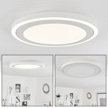 Audrieu Plafoniera LED Bianco, 2-Luci