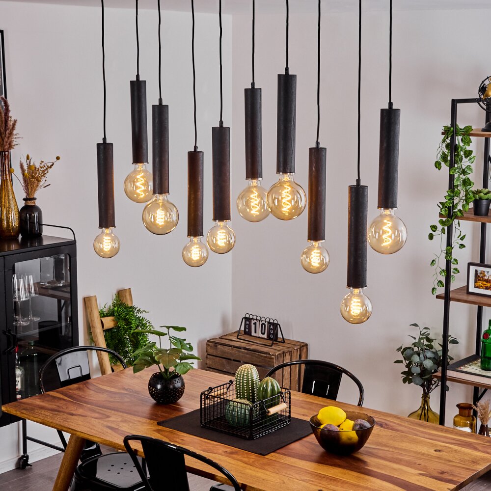Wheelwright Lampada a Sospensione Nichel opaco, Nero, 10-Luci main product photo