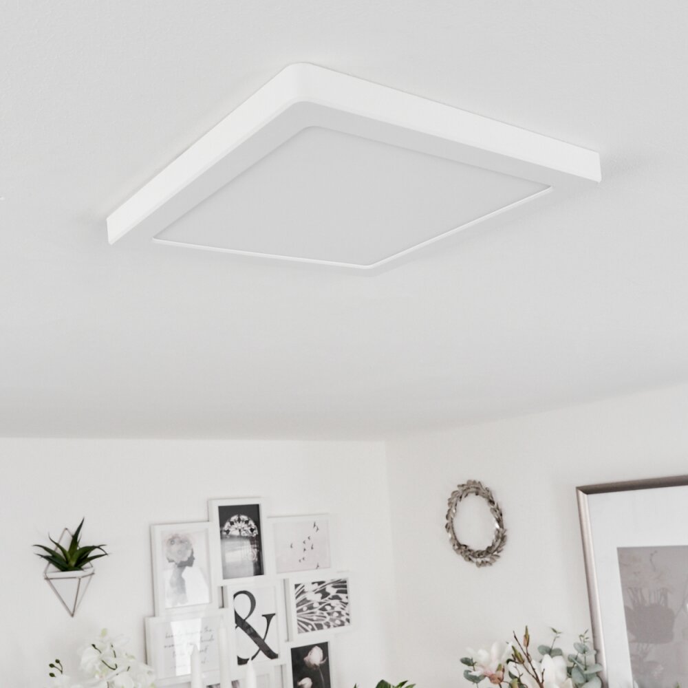 Canditas Plafoniera LED Bianco, 1-Luce