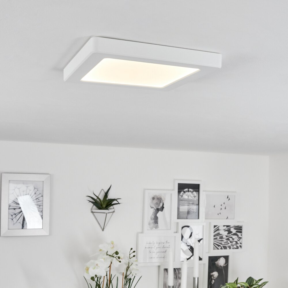 Canditas Plafoniera LED Bianco, 1-Luce