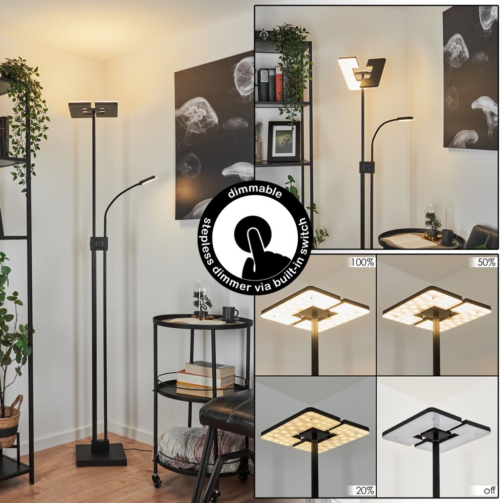 Janze Piantana LED Nero, 2-Luci main product photo