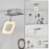 Villenauxe Plafoniera LED Cromo, Nichel opaco, 1-Luce