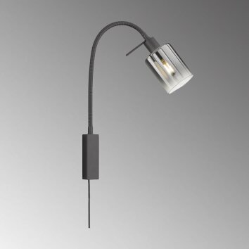 Fischer & Honsel Iska Applique Nero, 1-Luce