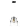 Fischer & Honsel Miro Lampadario a sospensione Nero, 1-Luce