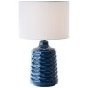Brilliant Ilysa Lampada da tavolo Blu, 1-Luce
