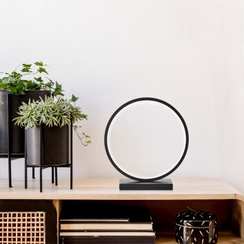 Brilliant Chaumont Lampada da tavolo LED Nero, 1-Luce