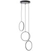 Brilliant Chaumont Lampada a Sospensione LED Nero, 3-Luci