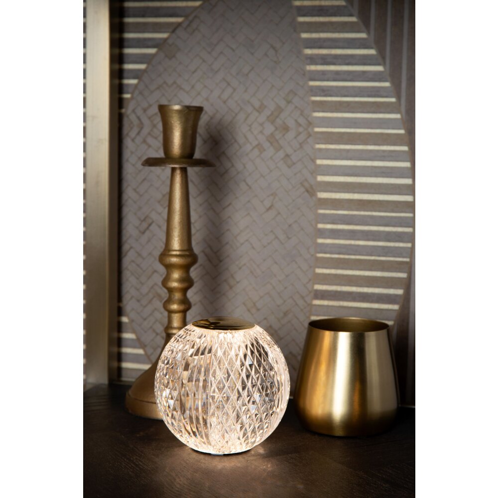 Lucide CINTRA Lampada da tavolo LED Trasparente, chiaro, 1-Luce main product photo