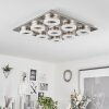 Thiernu Plafoniera LED Nichel opaco, 1-Luce