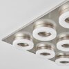 Thiernu Plafoniera LED Nichel opaco, 1-Luce