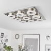 Thiernu Plafoniera LED Nichel opaco, 1-Luce