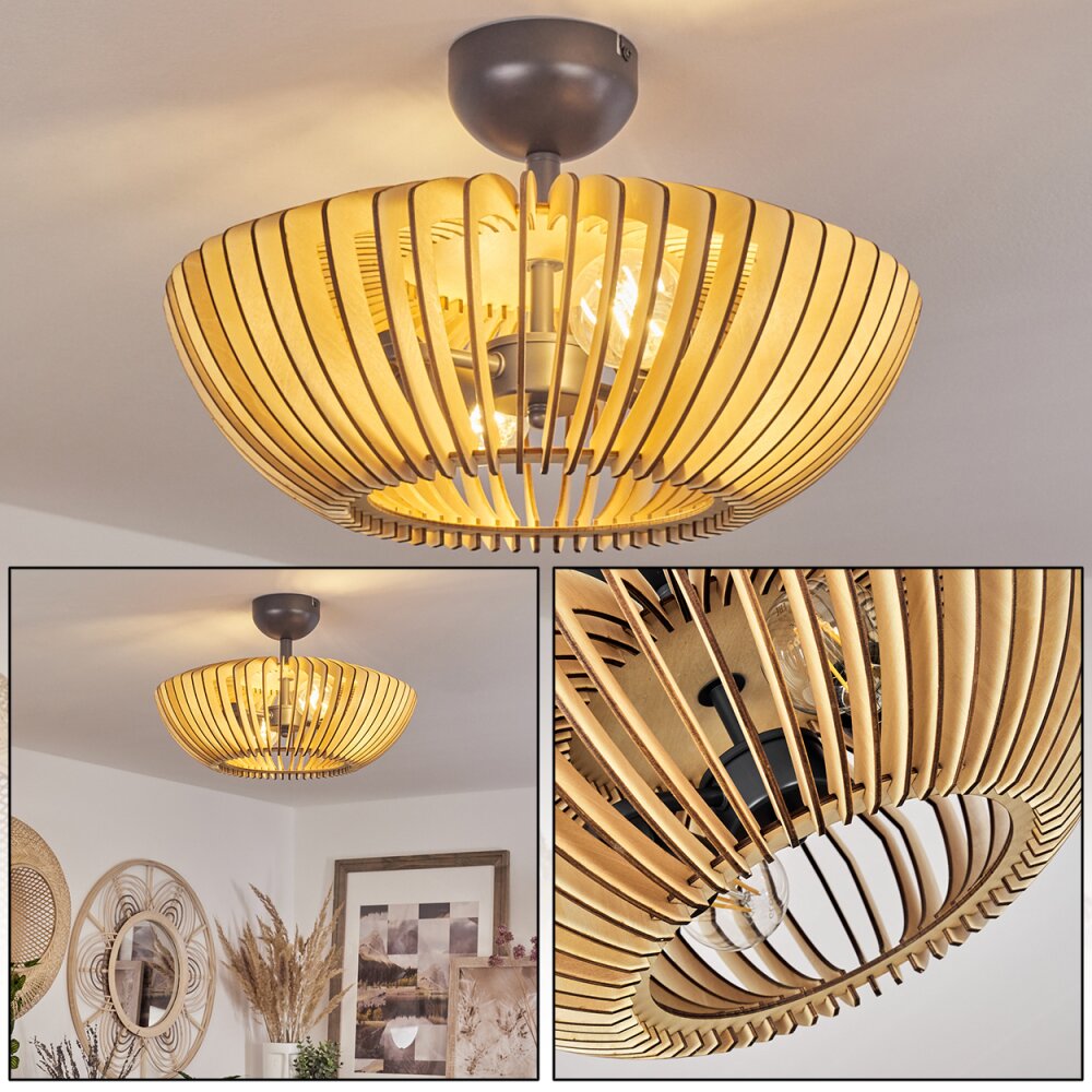 Sadeillan Plafoniera Antracite, 2-Luci main product photo