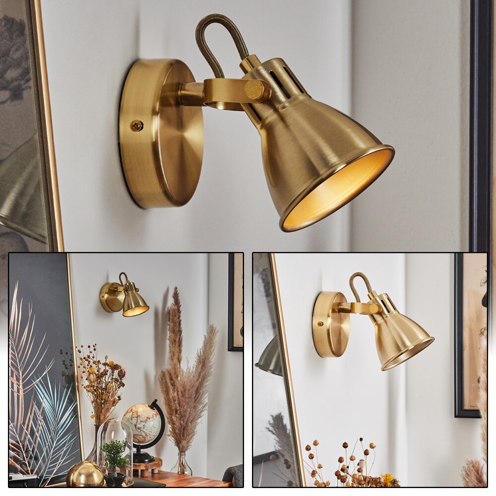 Salinas Applique LED Ottone, 1-Luce main product photo