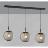 Fischer & Honsel Dini Lampada a Sospensione Nero, 3-Luci