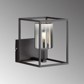 Fischer & Honsel Iska Applique Nero, 1-Luce