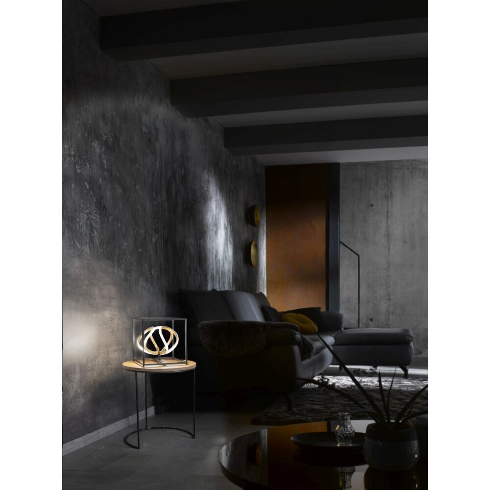 Fischer & Honsel Gesa Lampada da tavolo LED Oro, Nero, 1-Luce main product photo