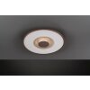 Fischer & Honsel Veit Plafoniera LED Oro, Ruggine, 1-Luce, Telecomando