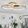 Tagsdorff Plafoniera LED Cromo, Nichel opaco, 1-Luce