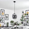 Augicourt Lampadario a sospensione Nero, 1-Luce