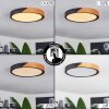 Pontchardon Plafoniera LED Marrone, Nero, 1-Luce