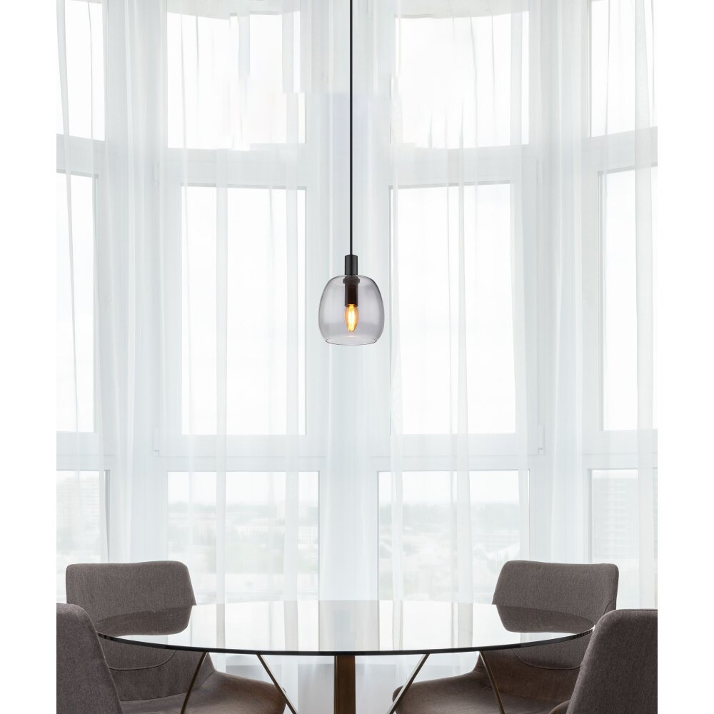 Globo GARRI Lampadario a sospensione Nero, 1-Luce main product photo