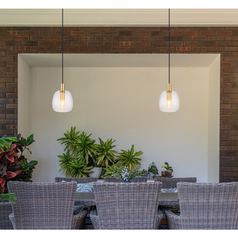 Globo GARRI Lampadario a sospensione Ottone, 1-Luce main product photo