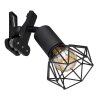 Globo XARA Lampada con pinza Nero, 1-Luce