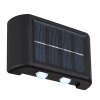 Globo SOLAR Applique da esterno LED Nero, 4-Luci