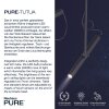 Paul Neuhaus PURE-TUTUA Plafoniera LED Nero, 2-Luci