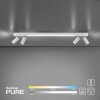 Paul Neuhaus PURE-LINES Plafoniera LED Alluminio, 1-Luce, Telecomando