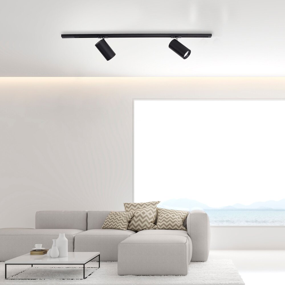 Paul Neuhaus PURE-TECHNIK Illuminazione a binario LED Nero, 2-Luci main product photo