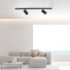 Paul Neuhaus PURE-TECHNIK Illuminazione a binario LED Nero, 2-Luci