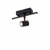 Paul Neuhaus BARIK Applique LED Nero, 1-Luce