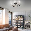 Paul Neuhaus BRILLA Plafoniera LED Nero, 1-Luce