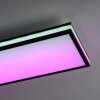 Leuchten-Direkt MARIO BLACK Plafoniera LED Nero, 1-Luce, Telecomando, Cambia colore