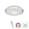 Leuchten-Direkt LUCCA Plafoniera LED Bianco, 1-Luce, Telecomando