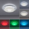 Leuchten-Direkt LUCCA Plafoniera LED Bianco, 1-Luce, Telecomando