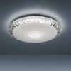 Leuchten-Direkt LUCCA Plafoniera LED Bianco, 1-Luce, Telecomando