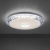 Leuchten-Direkt LUCCA Plafoniera LED Bianco, 1-Luce, Telecomando