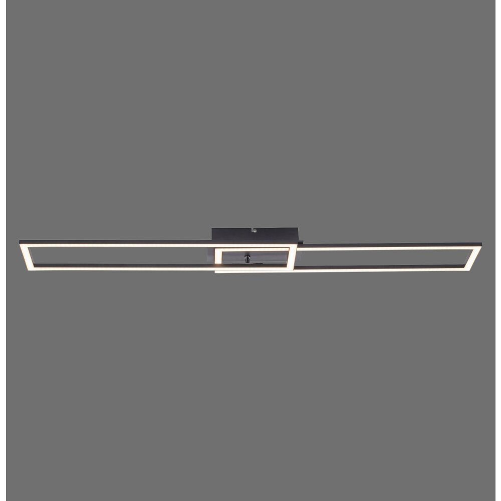 Leuchten-Direkt IVEN Plafoniera LED Nero, 1-Luce, Telecomando main product photo