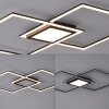 Leuchten-Direkt ASMIN Plafoniera LED Nero, 1-Luce