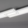 Leuchten-Direkt EDGING Plafoniera LED Bianco, 1-Luce, Telecomando