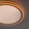 Leuchten-Direkt SPHERIC Plafoniera LED Bianco, 2-Luci, Telecomando, Cambia colore