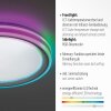 Leuchten-Direkt SPHERIC Plafoniera LED Bianco, 2-Luci, Telecomando, Cambia colore
