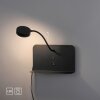 Leuchten-Direkt BOARD Applique LED Nero, 1-Luce