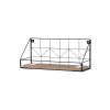 Leuchten-Direkt BOARD Applique LED Marrone, Nero, 1-Luce