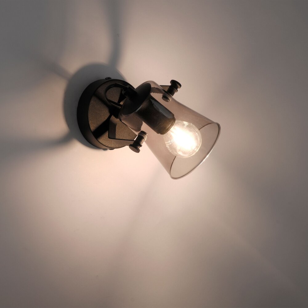 Leuchten-Direkt TINULA Applique Nero, 1-Luce main product photo