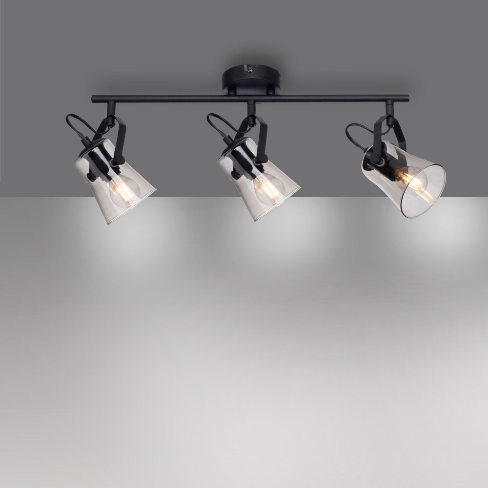 Leuchten-Direkt TINULA Plafoniera Nero, 3-Luci main product photo